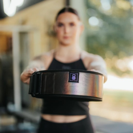 
                                        Straight Weightlifting Belt Ultraviolet by Mattie Rogers 4" 2POOD