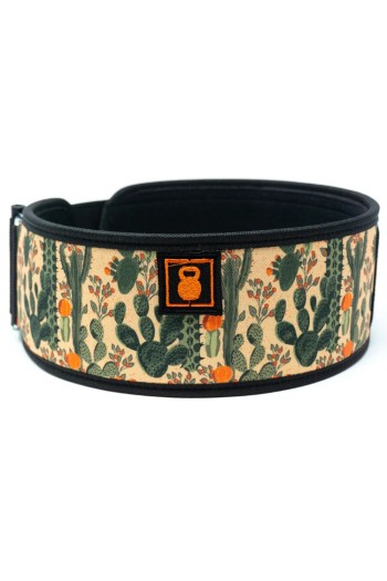 Prickly Pear 4" Weightlifting Belt-2POOD Cross-Training
