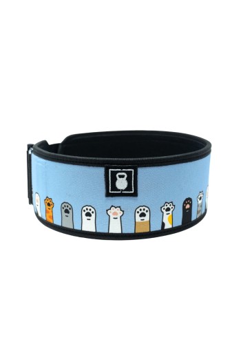 Straight Weightlifting Belt -2POOD-I'm Feline Good 4" Cross-Training