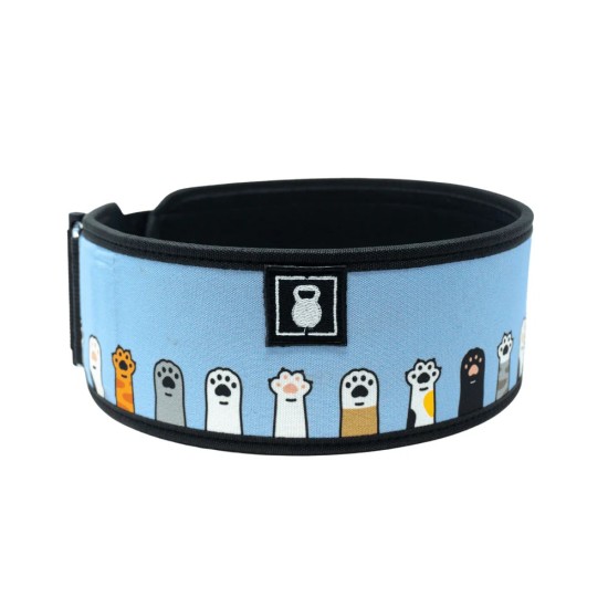 
                                        Straight Weightlifting Belt -2POOD-I'm Feline Good 4"