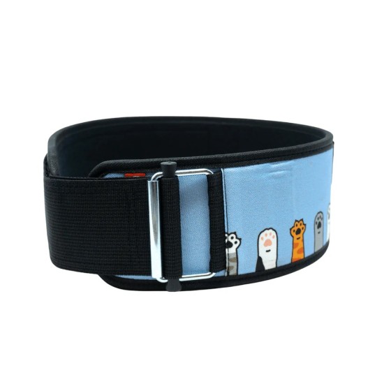 
                                        Straight Weightlifting Belt -2POOD-I'm Feline Good 4"