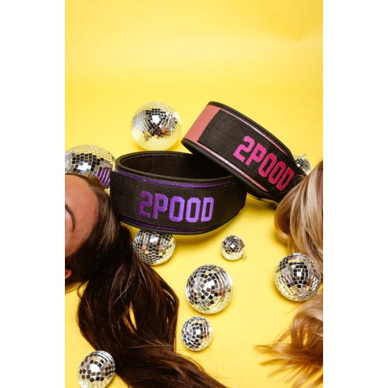 
                                        Колан за вдигане на тежести -2POOD- Purple Pulse 4"