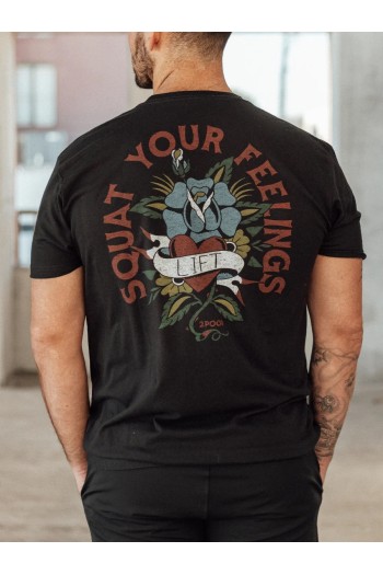 Мъжка тениска  Squat Your Feelings- 2POOD Cross-Training