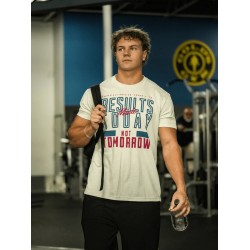 Мъжка тениска  Results Are Made Todayt- 2POOD
