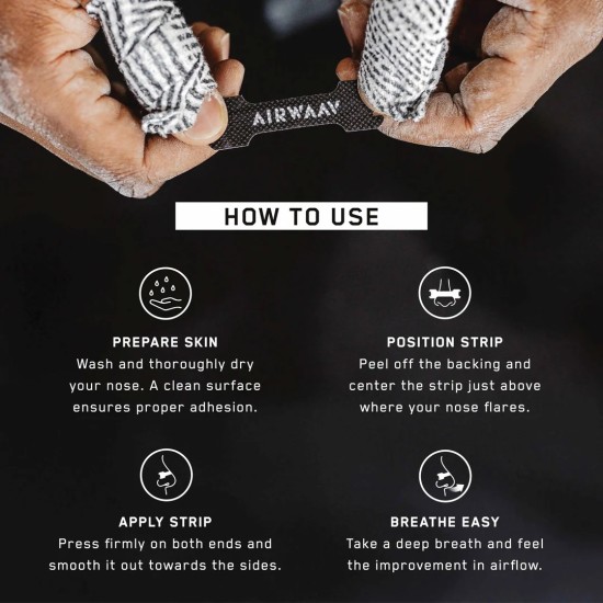 
                                        AIRWAAV Nasal Strips 30 pcs