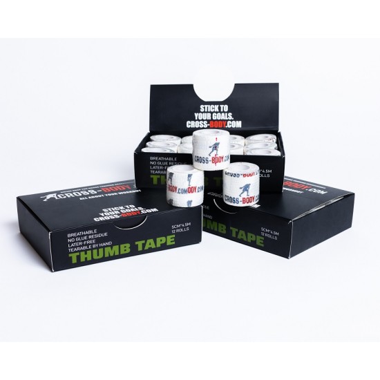 
                                        .Тейп за пръсти еластичен Thumb Tape – 2.0 Edition  5 см х  4.5 м- Cross-Body