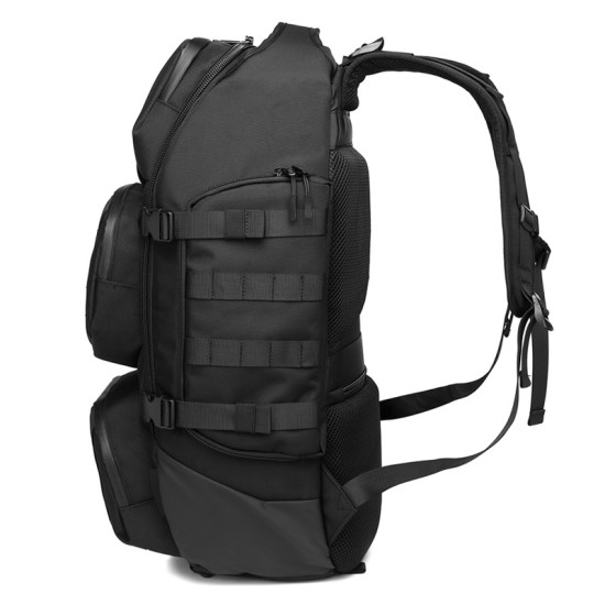
                                        48L Tactical Sports Backpack – Waterproof with Thermal Pocket and USB Port