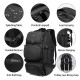 
                                        48L Tactical Sports Backpack – Waterproof with Thermal Pocket and USB Port