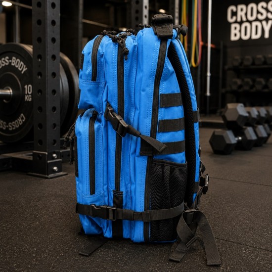 
                                        Спортна раница Backpack Tactical 45L Cross-Body-Peacock blue