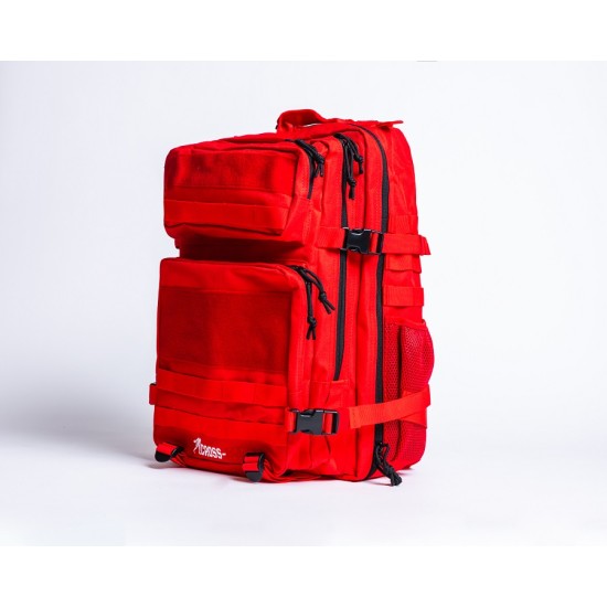 
                                        Tactical Gym Backpack Cross-Body 45L RED