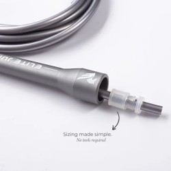 Въже за скачане Core Jump Rope - 5mm PVC- Elite Jumps-Silver