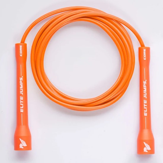 
                                        Въже за скачане Core Jump Rope - 5mm PVC- Elite Jumps- Blaze Orange