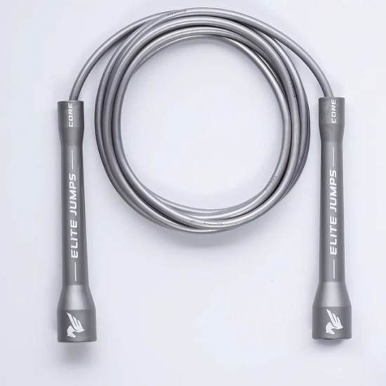 
                                        Въже за скачане Core Jump Rope - 5mm PVC- Elite Jumps-Silver