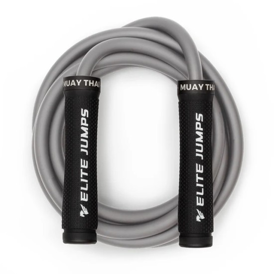 
                                        Heavy Jump Rope Muay Thai 3.0 - 680g-Silver-Elite Jumps 