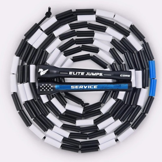 
                                        THIN BLUE LINE - Beaded Jump Rope- Elite Jumps