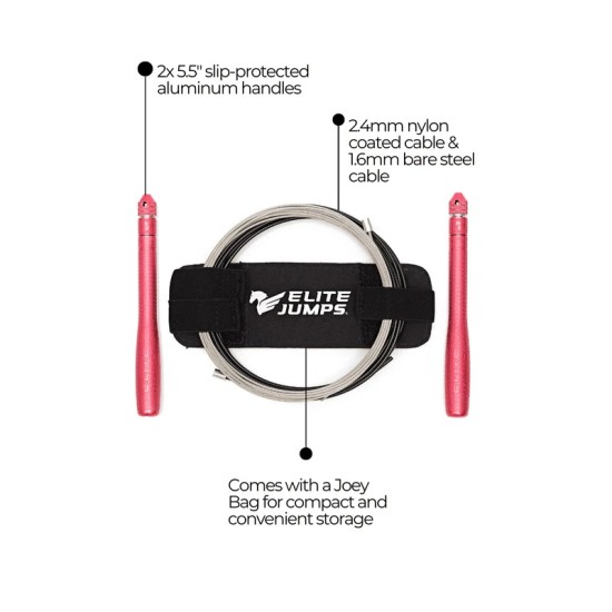 
                                        Jump Rope Bullet COMP® - Speed Rope -Sky Blue- Elite Jumps 