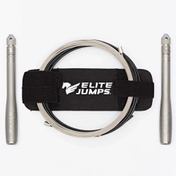 Въже за скачане Bullet COMP® - Speed Rope-Double Under-Silver-Elite Jumps 