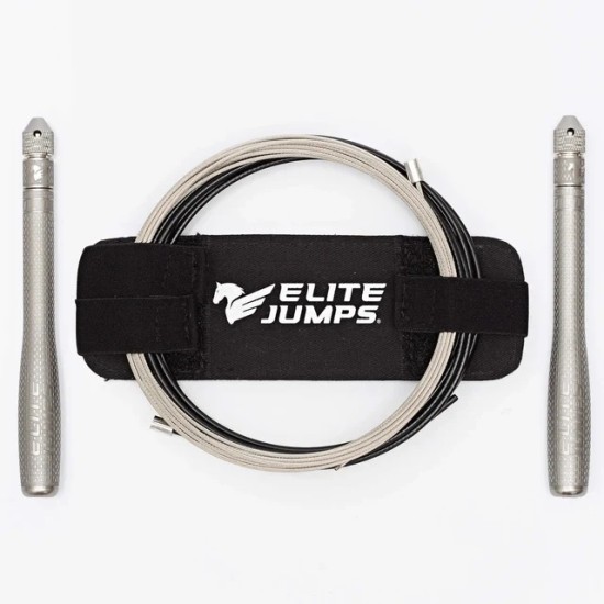 
                                        Jump Rope Bullet COMP® - Speed Rope -Silver- Elite Jumps 