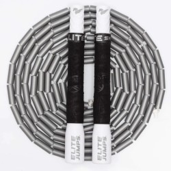 Въже за скачане Freestyle Beaded Jump Rope - Long Handles -Бяло-Elite Jumps 