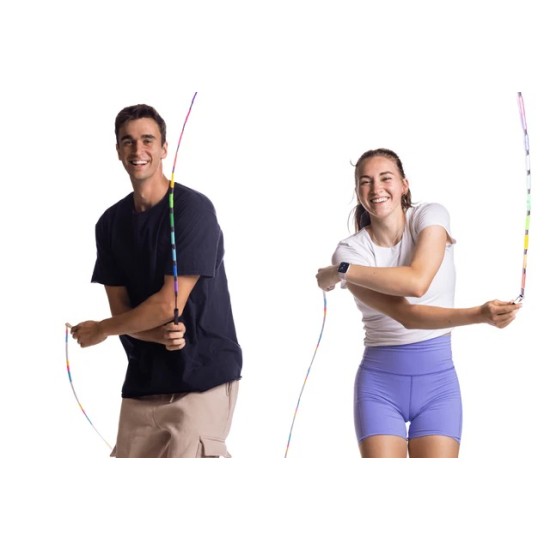 
                                        Rainbow Redux - 1" Beaded Jump Rope- Elite Jumps