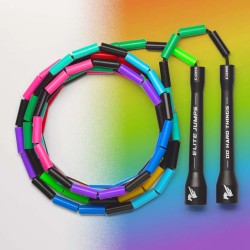 Rainbow Redux - 1" Beaded Jump Rope- Elite Jumps
