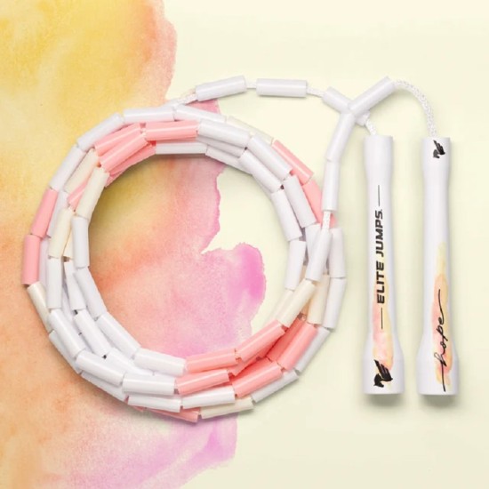 
                                        Beaded Jump Rope Hope Rope – Spring-Sunset – Elite Jumps
