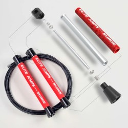 Въже за скачане Speed Jump Rope-Surge® 4.0 - Червено- Elite Jumps