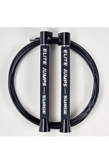 Въже за скачане Speed Jump Rope-Surge® 4.0 - Черно- Elite Jumps Въже за скачане Speed Jump Rope-Surge® 4.0 - Черно- Elite Jumps Cross-Training