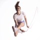 
                                        Въже за скачане с 6 мм PVC кабел Do Hard Things® - Elite Jumps Розаво