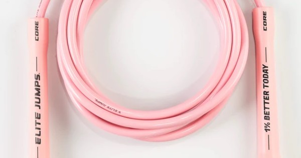 Pastel Roping Въже за скачане 1% Better Today - 6mm PVC Jump Rope - Pastel Pink ...