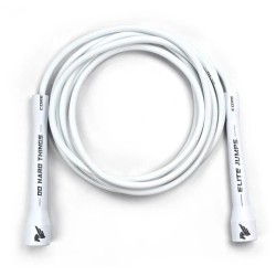 Jump Rope with 6 mm PVC Cable Do Hard Things® - Elite Jumps White