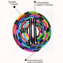 Rainbow Redux - 1" Beaded Jump Rope- Elite Jumps