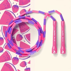 Детско въже за скачане Kids Signature Beaded Jump Rope – Розово/Лилаво – Elite Jumps