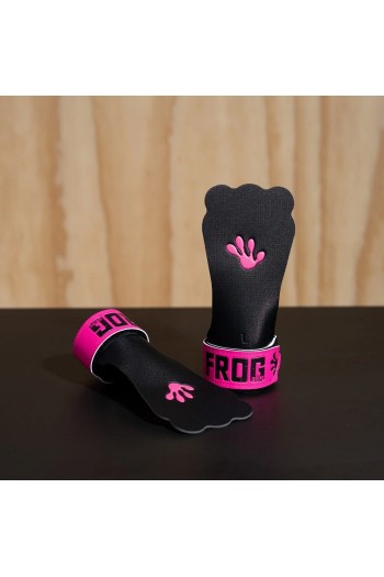 Base Grips 2.0 | HD Fingerless Pink-FROG Cross-Training
