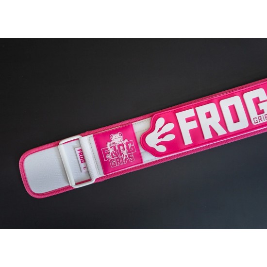 
                                        Колан за вдигане на тежести Frog Lifting Belt-Pink