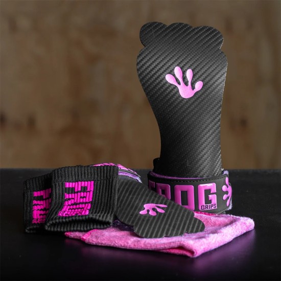 
                                        ELITE GRIPS 4.0 - HD Fingerless Pink