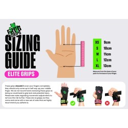 Грипове за ръце ELITE GRIPS 4.0 - HD Fingerless -Зелени