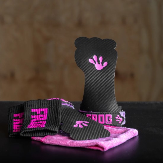 
                                        Грипове за ръце FROG ELITE GRIPS 4.0 - OG Fingerless Розави