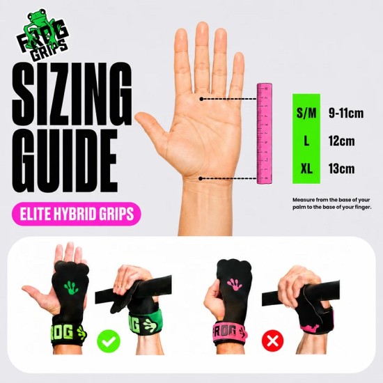 
                                        Грипове за ръце FROG GRIPS® ELITE HYBRID – Fingerless Pink Elite Hybrid Grips