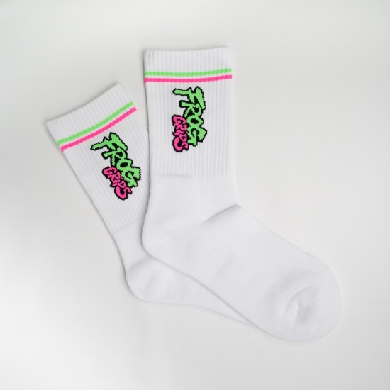 
                                        Спортни чорапи Retro Tube Socks-FROG- Бели