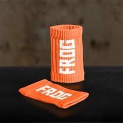 Дълги спортни накитници Frog Sweatbands V2-Fluro Orange