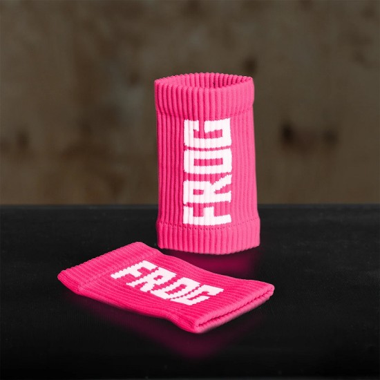 
                                        Дълги спортни накитници Frog Sweatbands V2-Fluro Pink