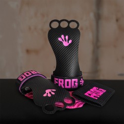 Грипове за ръце FROG ELITE GRIPS 4.0 - 3H FINGER HOLES  Розави