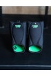 Set Неопренови наколенки Reversible Knee Sleeves -FROG- Black/Green Cross-Training
