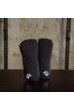 Set Неопренови наколенки Reversible Knee Sleeves -FROG- Black/White Cross-Training