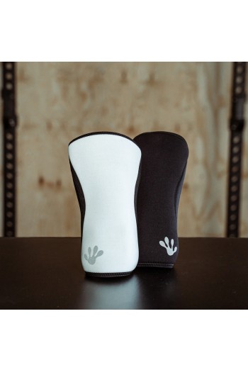 Set Неопренови наколенки Reversible Knee Sleeves -FROG- Black/White Cross-Training