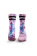 Спортни чорапи Tie Dye 2Stripe Frozen Pink - Blue- HEXXEE Cross-Training