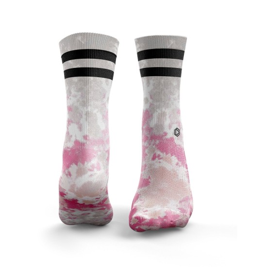 
                                        Спортни чорапи Tie Dye 2Stripe Pink - Light Grey- HEXXEE