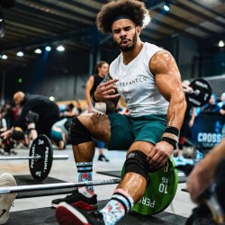 Спортни чорапи  Fresh Prince 2Stripe Red & Blue- HEXXEE 