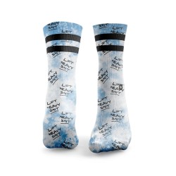Спортни чорапи Lift Heavy Sh*t Tie Dye (Royal Blue) – HEXXEE